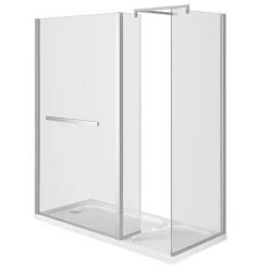 Matrix 1700 x 760mm Ultimate Walk In Enclosure 10mm (inc. Side Panel + Tray) 5 Matrix 1700 x 760mm Ultimate Walk In Enclosure 10mm (inc. Side Panel + Tray) -Shower Enclosure Ranges Shop 17x76SPT detail3 460