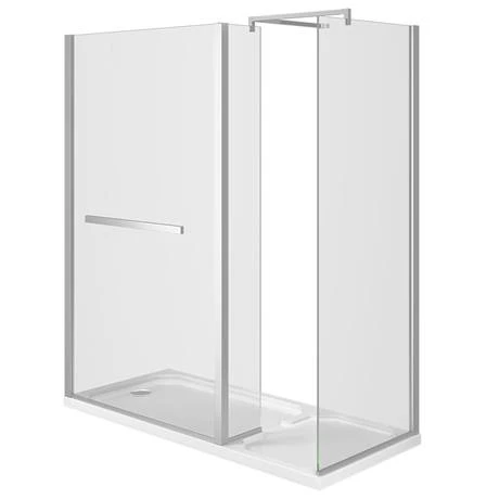 Matrix 1700 x 760mm Ultimate Walk In Enclosure 10mm (inc. Side Panel + Tray) 3 Matrix 1700 x 760mm Ultimate Walk In Enclosure 10mm (inc. Side Panel + Tray) - Image 3