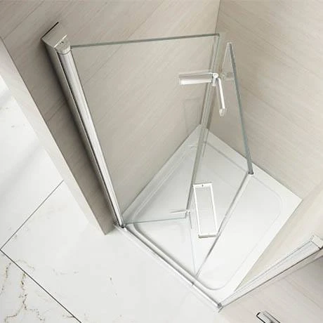 Merlyn 8 Series Frameless Hinged Bifold Shower Door 6 Merlyn 8 Series Frameless Hinged Bifold Shower Door - Image 6