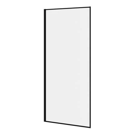 Arezzo 1600 x 800 Walk In Enclosure (incl. 900 Matt Black Framed Screen, Side Panel + White Tray) 2 Arezzo 1600 x 800 Walk In Enclosure (incl. 900 Matt Black Framed Screen, Side Panel + White Tray) - Image 2