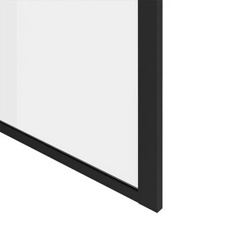 Arezzo 1600 x 800 Walk In Enclosure (incl. 900 Matt Black Framed Screen, Side Panel + White Tray) 3 Arezzo 1600 x 800 Walk In Enclosure (incl. 900 Matt Black Framed Screen, Side Panel + White Tray) - Image 3