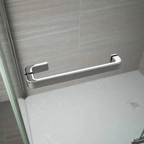 Merlyn 8 Series Frameless Hinge & Inline Shower Door 4 Merlyn 8 Series Frameless Hinge & Inline Shower Door - Image 4