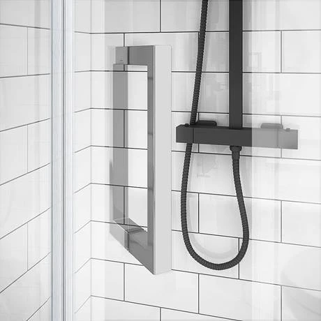 Apollo Frameless RH Hinged Door Square Enclosure 3 Apollo Frameless RH Hinged Door Square Enclosure - Image 3