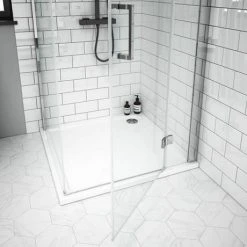 Apollo Frameless RH Hinged Door Square Enclosure 7 Apollo Frameless RH Hinged Door Square Enclosure -Shower Enclosure Ranges Shop AHDSQRH detail4 460