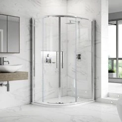 Hudson Reed Apex Offset Quadrant Shower Enclosure - Various Size Options