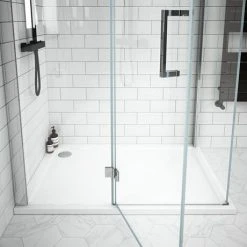 Apollo Frameless LH Hinged Door Rectangular Enclosure -Shower Enclosure Ranges Shop APFHDLH d4 460