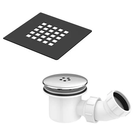 Arezzo Matt Black 1200 x 800 Frameless Sliding Door Shower Enclosure with Black Tray 5 Arezzo Matt Black 1200 x 800 Frameless Sliding Door Shower Enclosure with Black Tray - Image 5