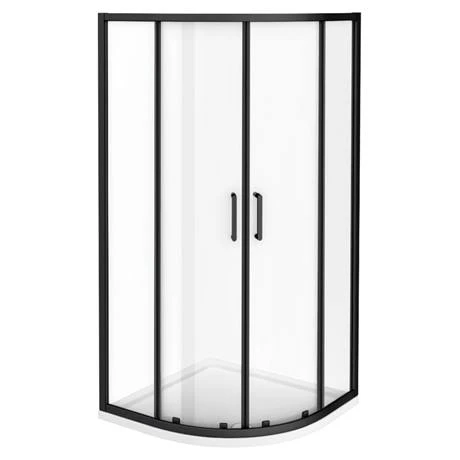Toreno Matt Black 900 x 900mm Quadrant Shower Enclosure 3 Toreno Matt Black 900 x 900mm Quadrant Shower Enclosure - Image 3