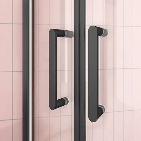 Toreno Matt Black 900 x 900mm Quadrant Shower Enclosure 4 Toreno Matt Black 900 x 900mm Quadrant Shower Enclosure - Image 4