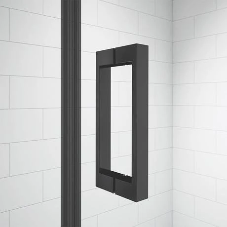 Merlyn Black Sliding Shower Door 3 Merlyn Black Sliding Shower Door - Image 3