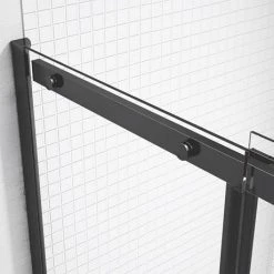 Merlyn Black Sliding Shower Door 7 Merlyn Black Sliding Shower Door -Shower Enclosure Ranges Shop BLKFSL1200H D2 460