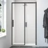 Merlyn Black Sliding Shower Door