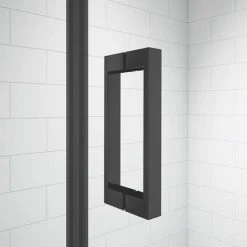 Merlyn Black Hinge & Inline Shower Door -Shower Enclosure Ranges Shop BLKH900REC D4 460