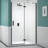 Merlyn Black Hinge & Inline Shower Door