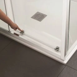 Crosswater 1200 x 800mm Clear 6 Offset Quadrant Single Door Shower Enclosure - CAQSSC12X8 7 Crosswater 1200 x 800mm Clear 6 Offset Quadrant Single Door Shower Enclosure - CAQSSC12X8 -Shower Enclosure Ranges Shop CAQSSC10X8 D3 460