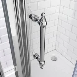 Chatsworth Traditional 1000 x 900mm Sliding Door Shower Enclosure without Tray -Shower Enclosure Ranges Shop CT108SDENT d2 460