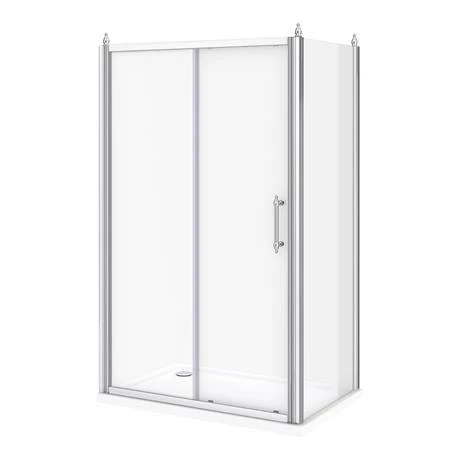 Chatsworth Traditional 1200 x 800mm Sliding Door Shower Enclosure + Tray 3 Chatsworth Traditional 1200 x 800mm Sliding Door Shower Enclosure + Tray - Image 3