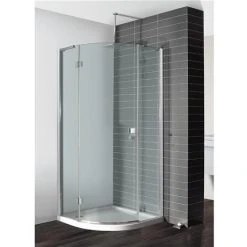 Crosswater - Design Quadrant Single Hinged Door Shower Enclosure - 3 Size Options