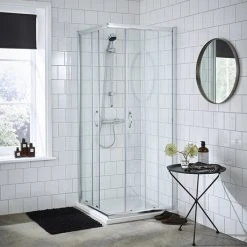 Ella Corner Entry Shower Enclosure - Various Size Options - Enclosure Only