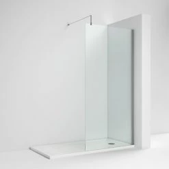 Milton 1400 x 900 Wet Room (800mm Screen, Support Bar + Tray)
