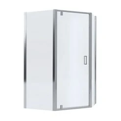Mira Leap 1200 x 900 Offset Pentagon Pivot Door Shower Enclosure