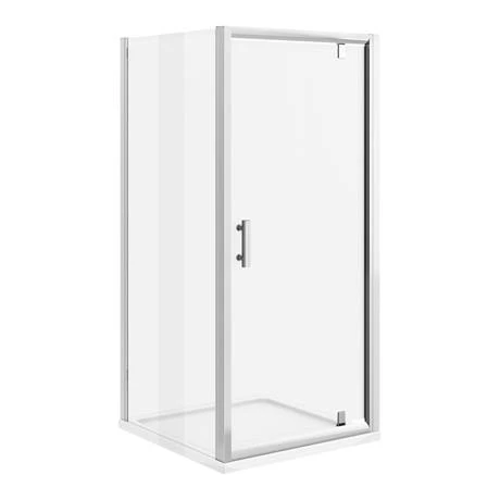 Toreno 8mm Square Pivot Door Shower Enclosure - Easy Fit 2 Toreno 8mm Square Pivot Door Shower Enclosure - Easy Fit - Image 2