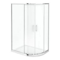 Monza RH Offset Quadrant Shower Enclosure + Pearlstone Tray (Various Sizes) -Shower Enclosure Ranges Shop MZOQRH d2 460