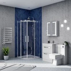 Nova Frameless Quadrant Shower Enclosure -Shower Enclosure Ranges Shop NFQE n d2 460