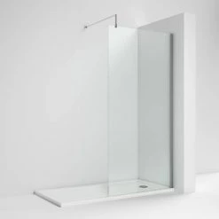 Nova 1700 x 700 Bath Replacement Wet Room (1000mm Chrome Screen w. Tray) 6 Nova 1700 x 700 Bath Replacement Wet Room (1000mm Chrome Screen w. Tray) -Shower Enclosure Ranges Shop NV17BRWR d2 460