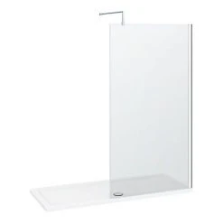 Nova 1700 x 700 Wet Room (1000mm Screen + Tray) -Shower Enclosure Ranges Shop NVPK1 detail1 460