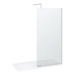 Nova 1500 x 700 Wet Room (900mm Screen + Tray) -Shower Enclosure Ranges Shop NVPK3 detail1 460