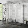 Nova 1400 x 800 Wet Room (inc. Screen, Side Panel + Return Panel with Slate Effect Tray)