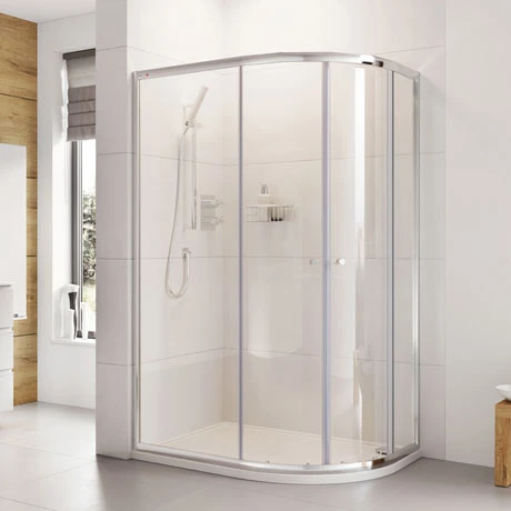 Roman Haven 1900mm Two Door Offset Quadrant Shower Enclosure 1 Roman Haven 1900mm Two Door Offset Quadrant Shower Enclosure