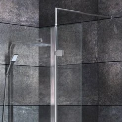 Nova 1600 x 800 Wet Room (900mm Screen, Return Panel + Tray) -Shower Enclosure Ranges Shop SWIE16 nwd2 460