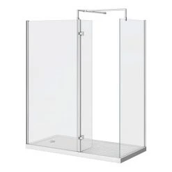 Nova 1400 x 900 Wet Room (inc. Screen, Side Panel + Return Panel with Tray)