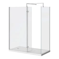 Nova 1600 x 800 Wet Room (inc. Screen, Side Panel + Return Panel with Tray)