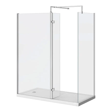 Nova 1700 x 800mm Wet Room (inc. Screen, Side Panel + Return Panel with Tray) 1 Nova 1700 x 800mm Wet Room (inc. Screen, Side Panel + Return Panel with Tray)