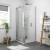 Newark 900 x 900mm Bi-Folding Shower Enclosure + Pearlstone Tray