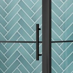 Hudson Reed Matt Black 1400 x 900mm Sliding Door Shower Enclosure + Black Tray 11 Hudson Reed Matt Black 1400 x 900mm Sliding Door Shower Enclosure + Black Tray -Shower Enclosure Ranges Shop tBlkhandles 460