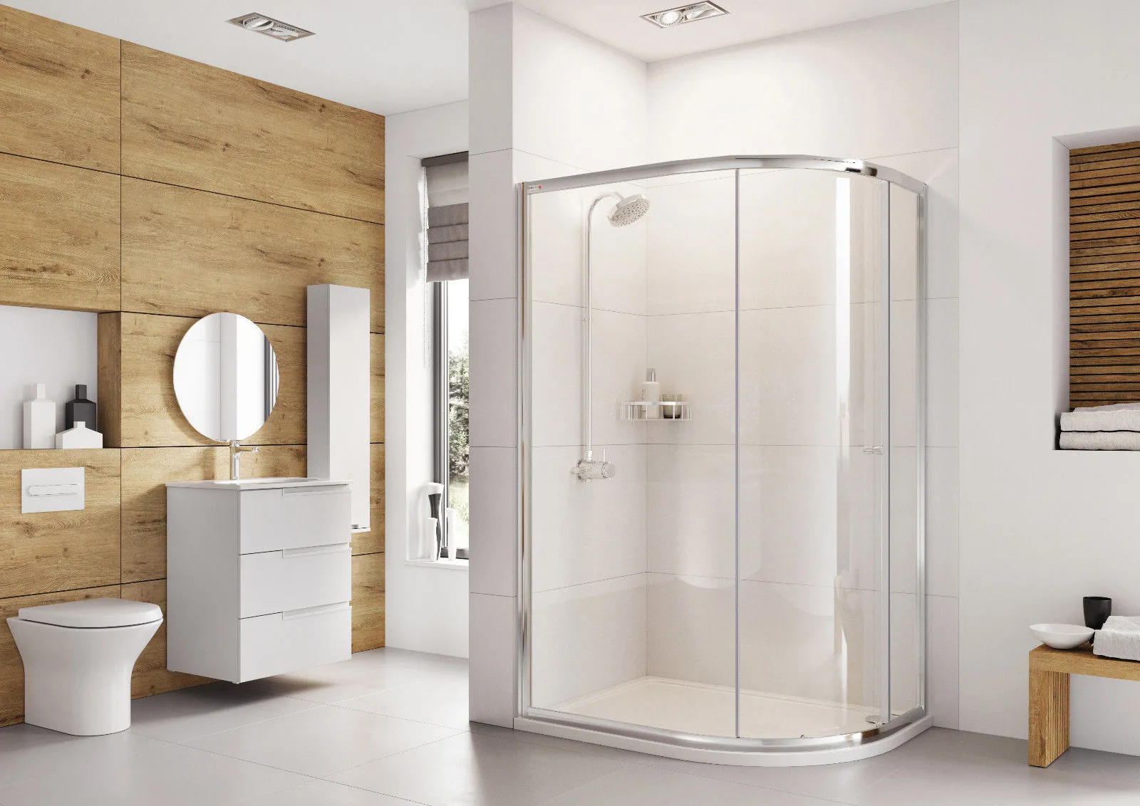 Shower Enclosure Ranges Shop -Shower Enclosure Ranges Shop Roman Haven One Door Offset Quadrant Shower Cubicle Enclosure 222107208056 JPG